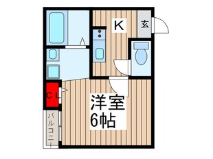 エクセリア春日部の物件間取画像